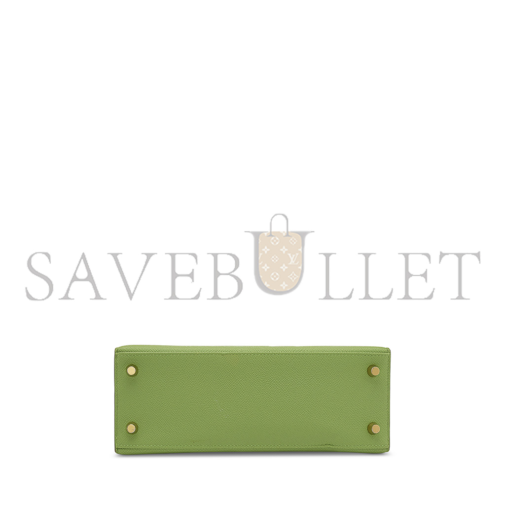 HERMÈS MASTER EPSOM KELLY 25 WITH GOLD HARDWARE (25*17*7cm)
